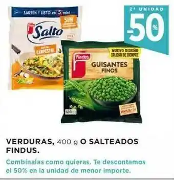 Hipercor Verduras O Salteados Findus oferta