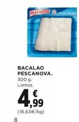 Hipercor Bacalao Pescanova 300g oferta