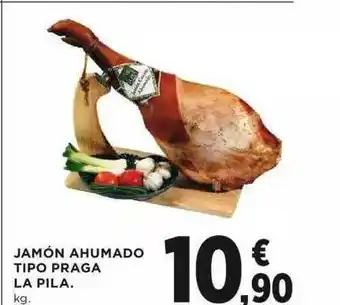 Hipercor Jamón Ahumado Tipo Praga La Pila oferta