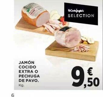 Hipercor Jamón Cocido Extra O Pechuga De Pavo oferta