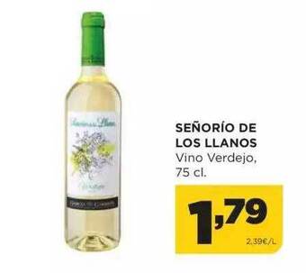Alimerka Señorío de los llanos vino verdejo oferta