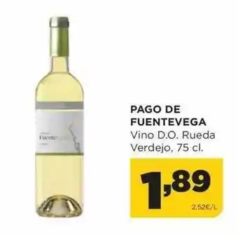 Alimerka Pago de fuentevega vino d.o. rueda verdejo oferta