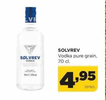 Alimerka Solvrev vodka pure grain oferta