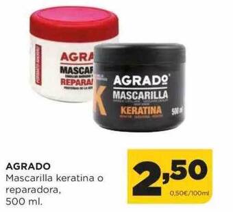 Alimerka Agrado mascarilla keratina o reparadora oferta
