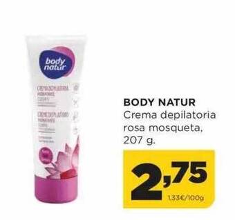 Alimerka Body natur crema depilatoria rosa mosqueta oferta