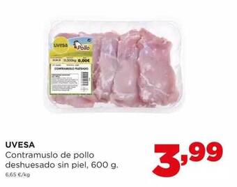Alimerka Uvesa contramuslo de pollo deshuesado sin piel oferta