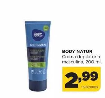 Alimerka Body natur crema depilatoria masculina oferta