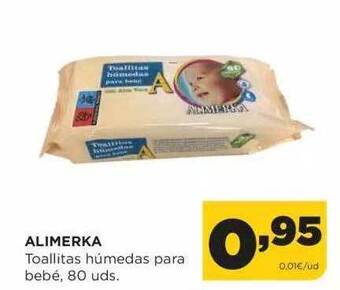 Alimerka Alimerka toallitas húmedas para bebé oferta