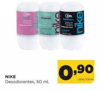 Alimerka Nike desodorantes oferta