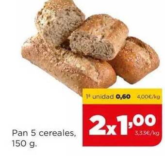 Alimerka Pan 5 cereales oferta
