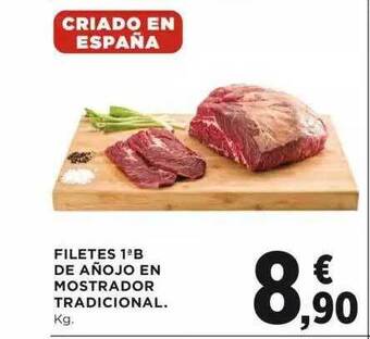Hipercor Filetes 1ab De Añojo En Mostrador Tradicional oferta