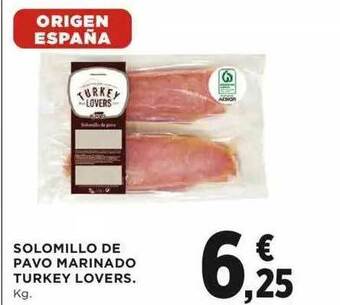 Hipercor Solomillo De Pavo Marinado Turkey Lovers oferta