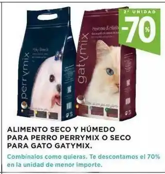 Hipercor Alimento Seco Y Húmedo Para Perro Perrymix O Seco Para Gato Gatymix oferta
