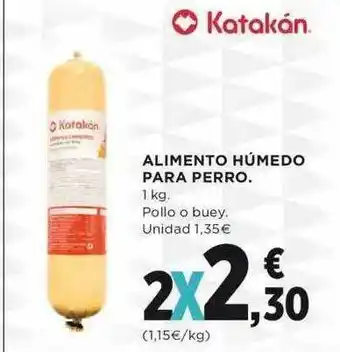 Hipercor Katakán Alimento Húmedo Para Perro 1kg oferta