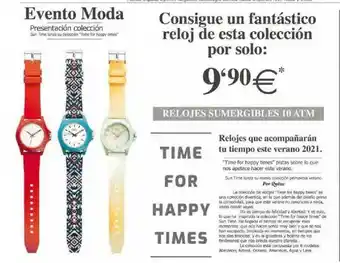 Hipercor Consigue Un Fantástico Reloj De Esta Colección Por Solo oferta