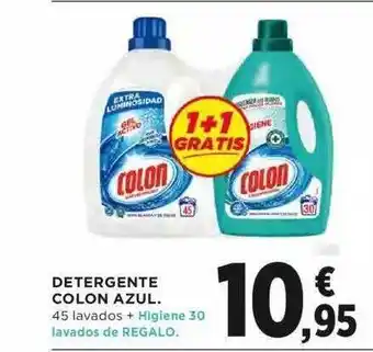 Hipercor Detergente Colon Azul oferta