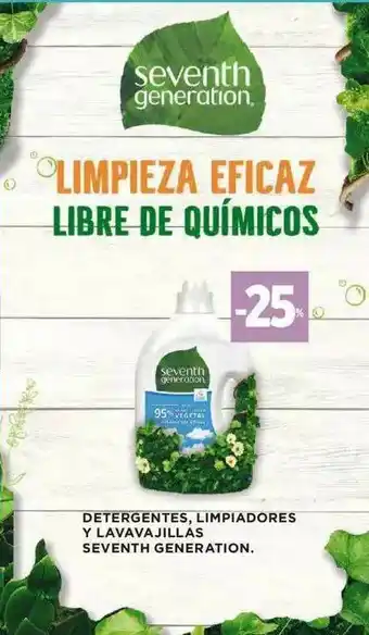 Hipercor Detergentes, Limpiadores Y Lavavajillas Seventh Generation oferta