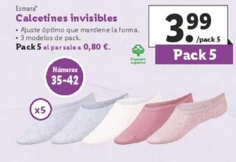 Lidl Calcetines Invisibles oferta