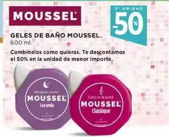 Hipercor Geles De Baño Moussel oferta