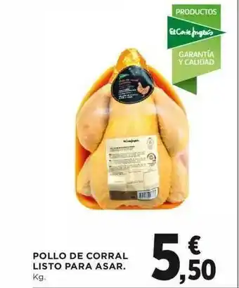 Hipercor Pollo De Corral Listo Para Asar oferta