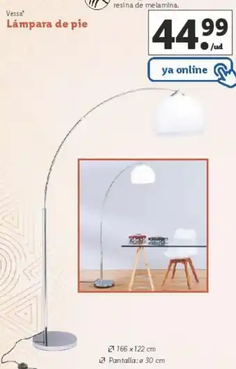 Lidl Lámpara de pie oferta