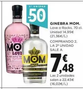 Hipercor Ginebra Mom oferta