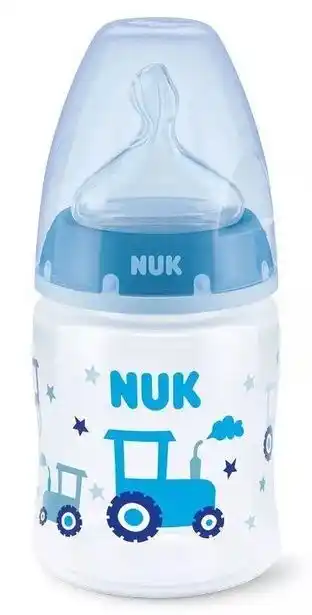 MiFarma Nuk biberón first choice tetina silicona 0-6 meses azul 150 ml oferta