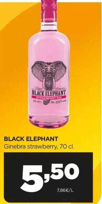 Alimerka Black elephant ginebra strawberry oferta