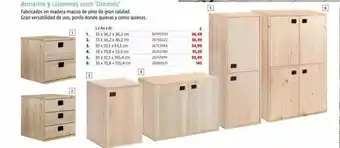 Bauhaus Armarios y cajoneras serie 'dinamic' oferta