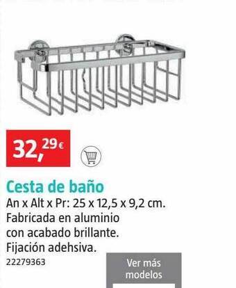 Bauhaus Cesta de baño oferta