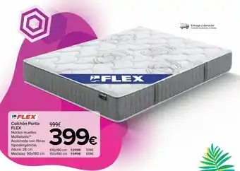 Carrefour Flex colchón portia flex oferta