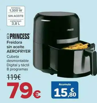 Carrefour Princess freidora sin aceite aerofryer oferta