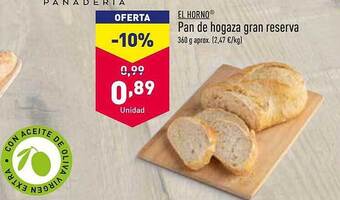 ALDI Pan de hogaza gran reserva oferta