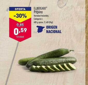 ALDI Pepino oferta