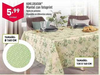 ALDI Mantel con fotoprint oferta