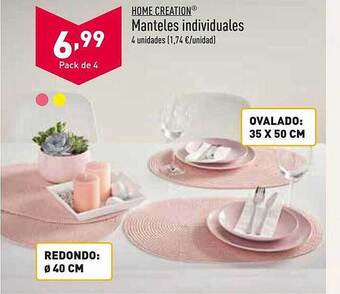 ALDI Manteles individuales oferta
