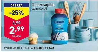 ALDI Gel lavavajillas oferta