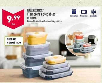 ALDI Fiambreras plegables oferta