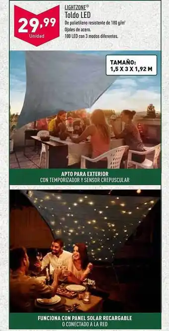 ALDI Toldo led oferta