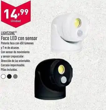 ALDI Foco led con sensor oferta