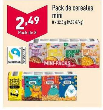 ALDI Pack de cereales mini oferta