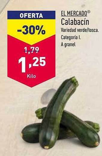 ALDI Calabacín oferta