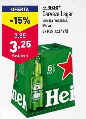 ALDI Heineken cerveza lager oferta