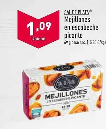 ALDI Mejillones en escabeche picante oferta