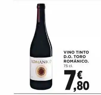 Hipercor Vino Tinto D.o. Toro Románico 70cl oferta