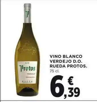 Hipercor Vino Blanco Verdejo D.o. Rueda Protos 75cl oferta
