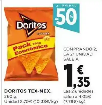 Hipercor Doritos Tex-mex 260g oferta