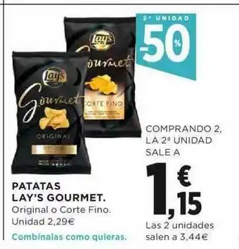 Hipercor Patatas Lay's Gourmet oferta