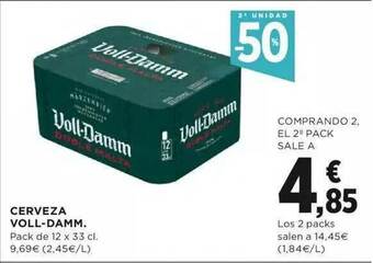 Hipercor Cerveza Voll-damm oferta