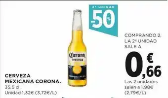 Hipercor Cerveza Mexicana Corona oferta